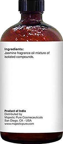 Majestic Pure Lavender Essential Oil for Diffuser - 4 Fl Oz | 100% Natural Essentials Oils for Aromatherapy, Soap and Candle Making Fragrance, Massage and Skin, Lavender Oil