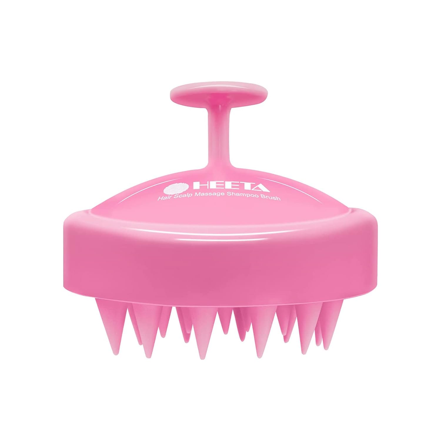 HEETA Scalp Massager Hair Growth Scrubber for Dandruff Removal Hair Care | Silicone Head Massager Relaxing, Shampoo Brush Cleansing Exfoliating for All Hair Type, Easy-Grip, Bath Shower Accessories