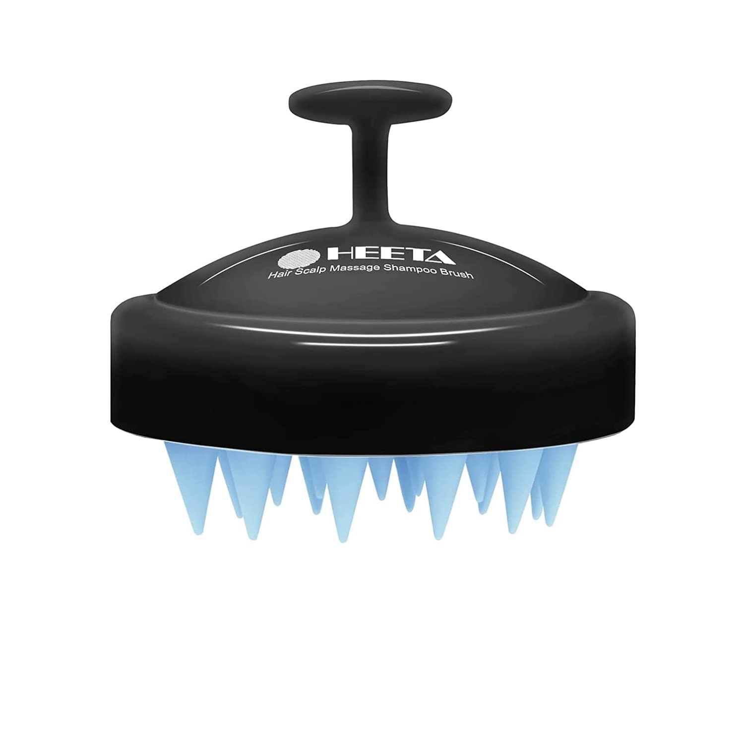 HEETA Scalp Massager Hair Growth Scrubber for Dandruff Removal Hair Care | Silicone Head Massager Relaxing, Shampoo Brush Cleansing Exfoliating for All Hair Type, Easy-Grip, Bath Shower Accessories