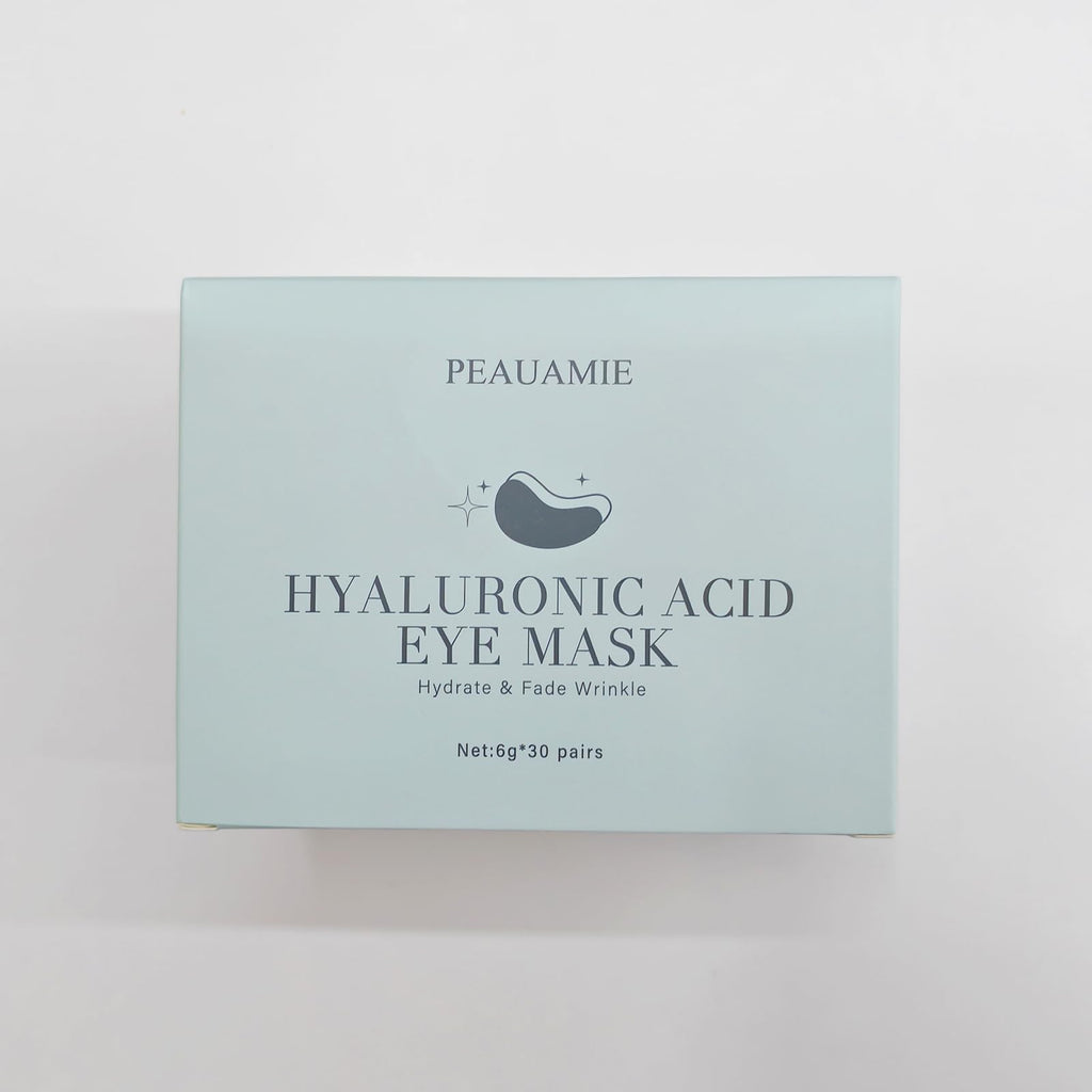 PEAUAMIE Under Eye Patches Gold and Hyaluronic Acid for puffy eyes,Rose Eye Masks for Dark Circles and Puffiness skin care Smooth Wrinkles products 30 Pairs