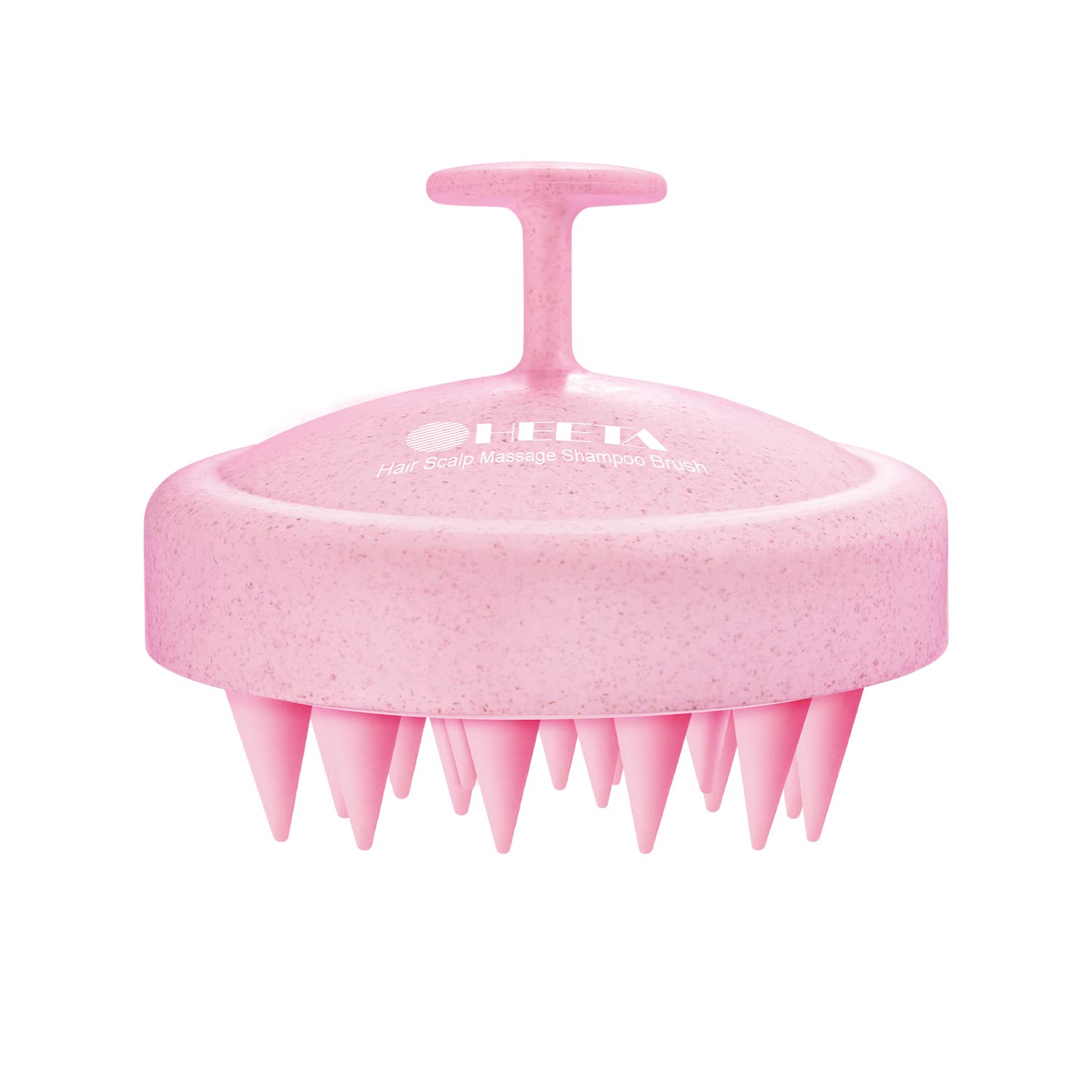 HEETA Scalp Massager Hair Growth Scrubber for Dandruff Removal Hair Care | Silicone Head Massager Relaxing, Shampoo Brush Cleansing Exfoliating for All Hair Type, Easy-Grip, Bath Shower Accessories