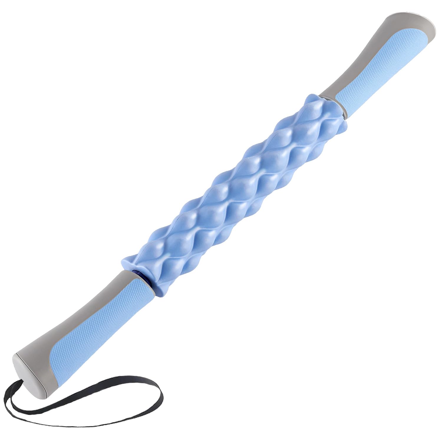 Wooden Cellulite Massage Roller for Legs and Thighs - Handheld Fascia Blaster Tool for Muscle Relief, Lymphatic Drainage & Body Sculpting - Anti Cellulite Massager for Women and Men (12 Wheel)