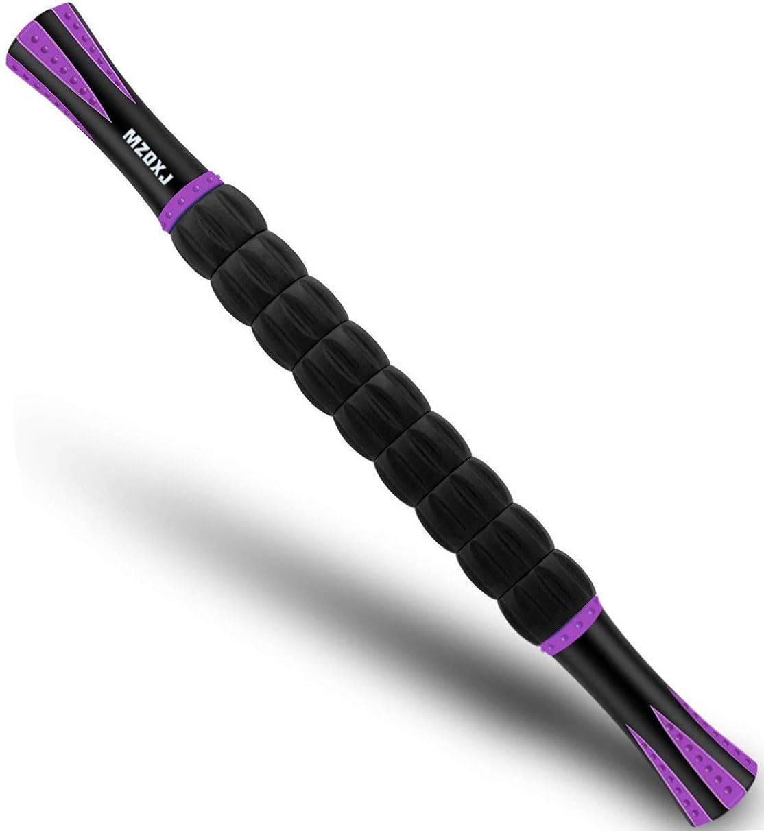 Wooden Cellulite Massage Roller for Legs and Thighs - Handheld Fascia Blaster Tool for Muscle Relief, Lymphatic Drainage & Body Sculpting - Anti Cellulite Massager for Women and Men (12 Wheel)