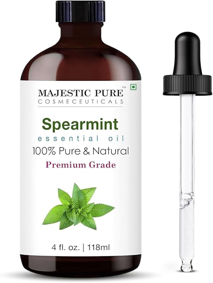 Majestic Pure Lavender Essential Oil for Diffuser - 4 Fl Oz | 100% Natural Essentials Oils for Aromatherapy, Soap and Candle Making Fragrance, Massage and Skin, Lavender Oil
