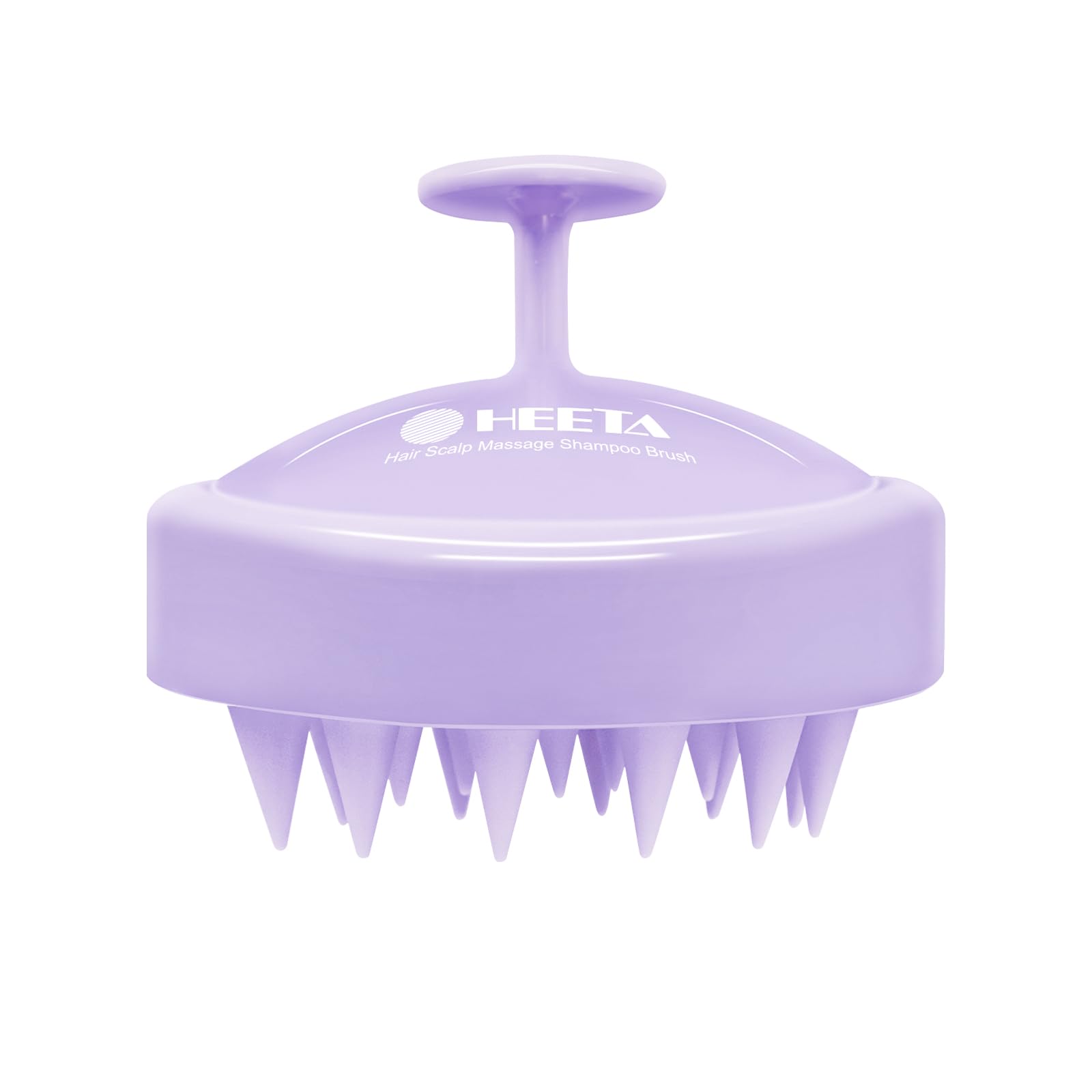 HEETA Scalp Massager Hair Growth Scrubber for Dandruff Removal Hair Care | Silicone Head Massager Relaxing, Shampoo Brush Cleansing Exfoliating for All Hair Type, Easy-Grip, Bath Shower Accessories