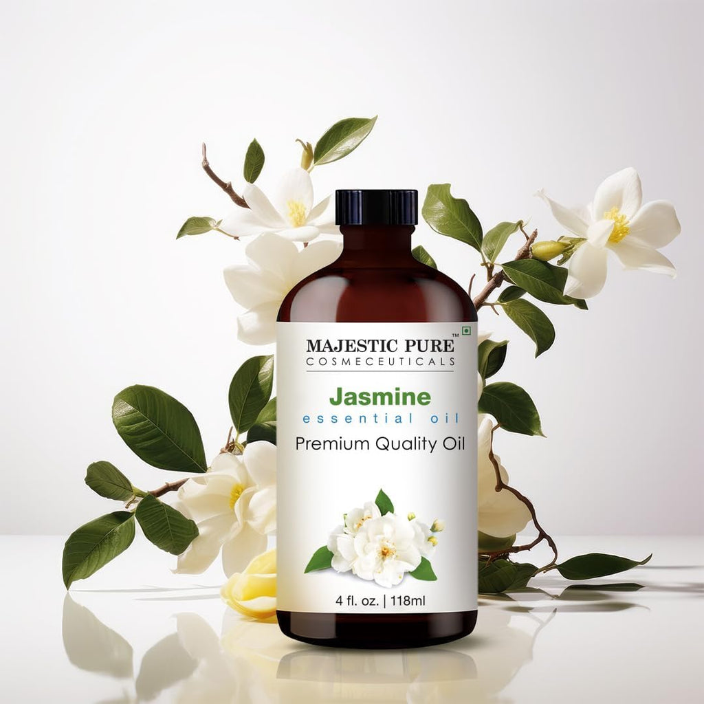 Majestic Pure Lavender Essential Oil for Diffuser - 4 Fl Oz | 100% Natural Essentials Oils for Aromatherapy, Soap and Candle Making Fragrance, Massage and Skin, Lavender Oil