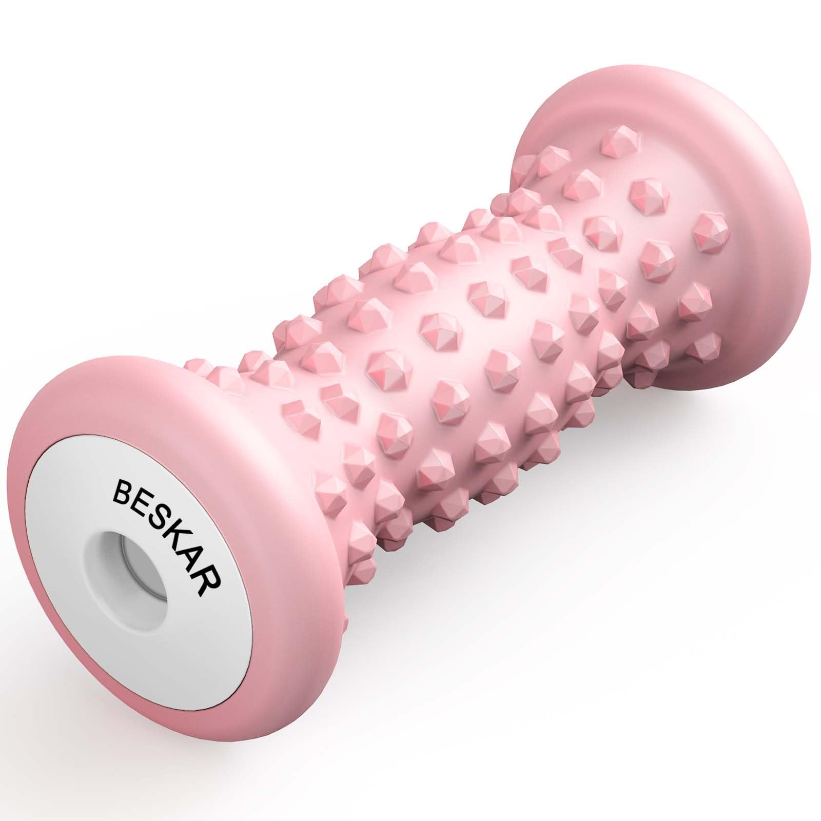 BESKAR Foot Massager Roller for Plantar Fasciitis Relief | Portable Foot Roller to Deep Tissue Muscle Massage, Foot Arch and Heel Pain, Foot Trigger Point Therapy, Reflexology Tool