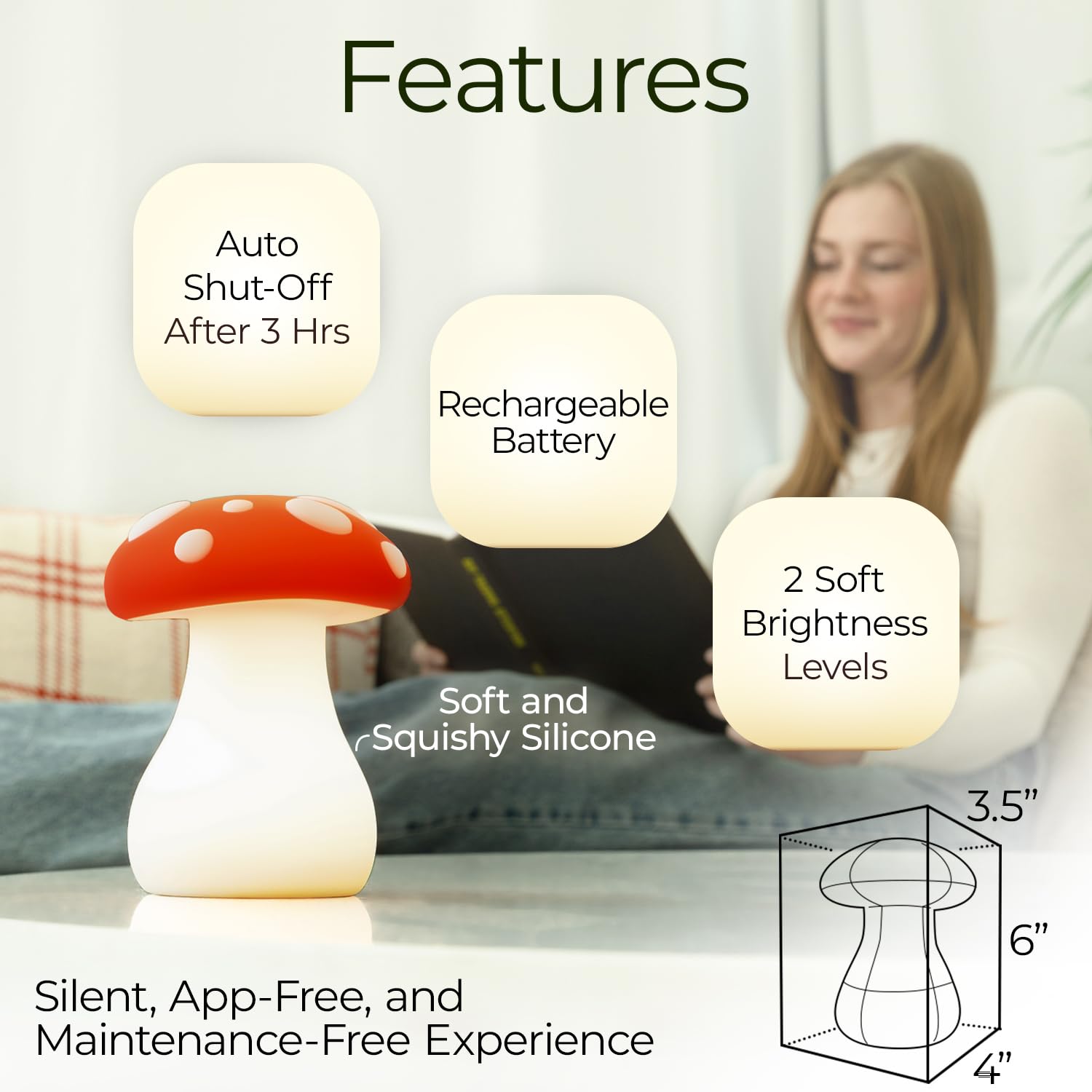 Mindsight 'Original Breathing Buddha' Guided Visual Meditation | 3 Modes to Slow Your Breathing & Calm Your Mind | Stress & Anxiety Relief | Wellness Gift | Adults, Kids, Classrooms | USB Rechargeable