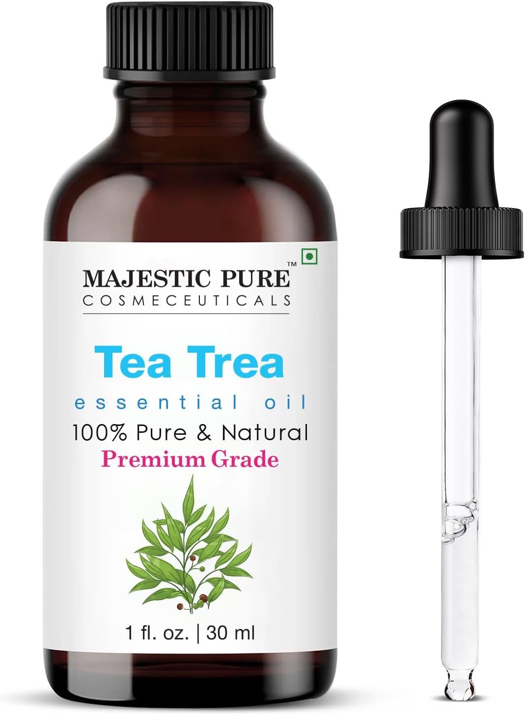 Majestic Pure Lavender Essential Oil for Diffuser - 4 Fl Oz | 100% Natural Essentials Oils for Aromatherapy, Soap and Candle Making Fragrance, Massage and Skin, Lavender Oil