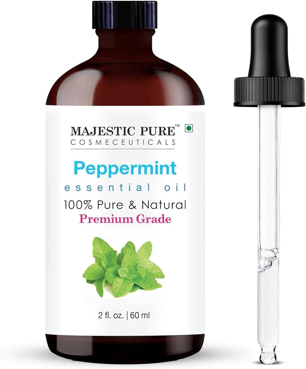 Majestic Pure Lavender Essential Oil for Diffuser - 4 Fl Oz | 100% Natural Essentials Oils for Aromatherapy, Soap and Candle Making Fragrance, Massage and Skin, Lavender Oil