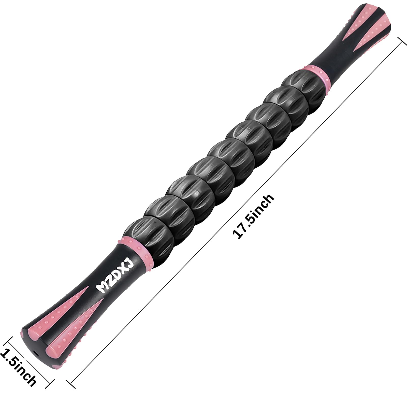 Wooden Cellulite Massage Roller for Legs and Thighs - Handheld Fascia Blaster Tool for Muscle Relief, Lymphatic Drainage & Body Sculpting - Anti Cellulite Massager for Women and Men (12 Wheel)