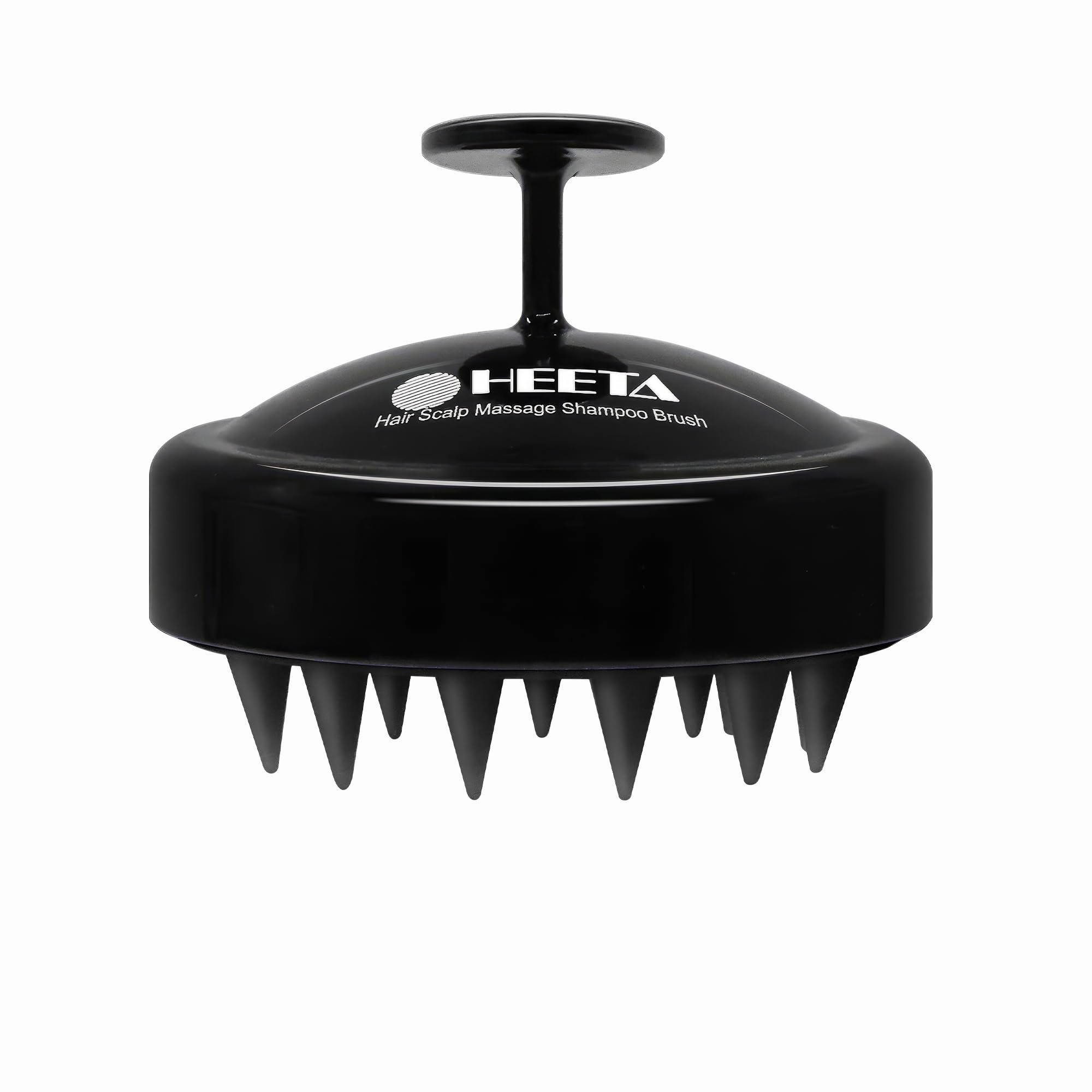 HEETA Scalp Massager Hair Growth Scrubber for Dandruff Removal Hair Care | Silicone Head Massager Relaxing, Shampoo Brush Cleansing Exfoliating for All Hair Type, Easy-Grip, Bath Shower Accessories