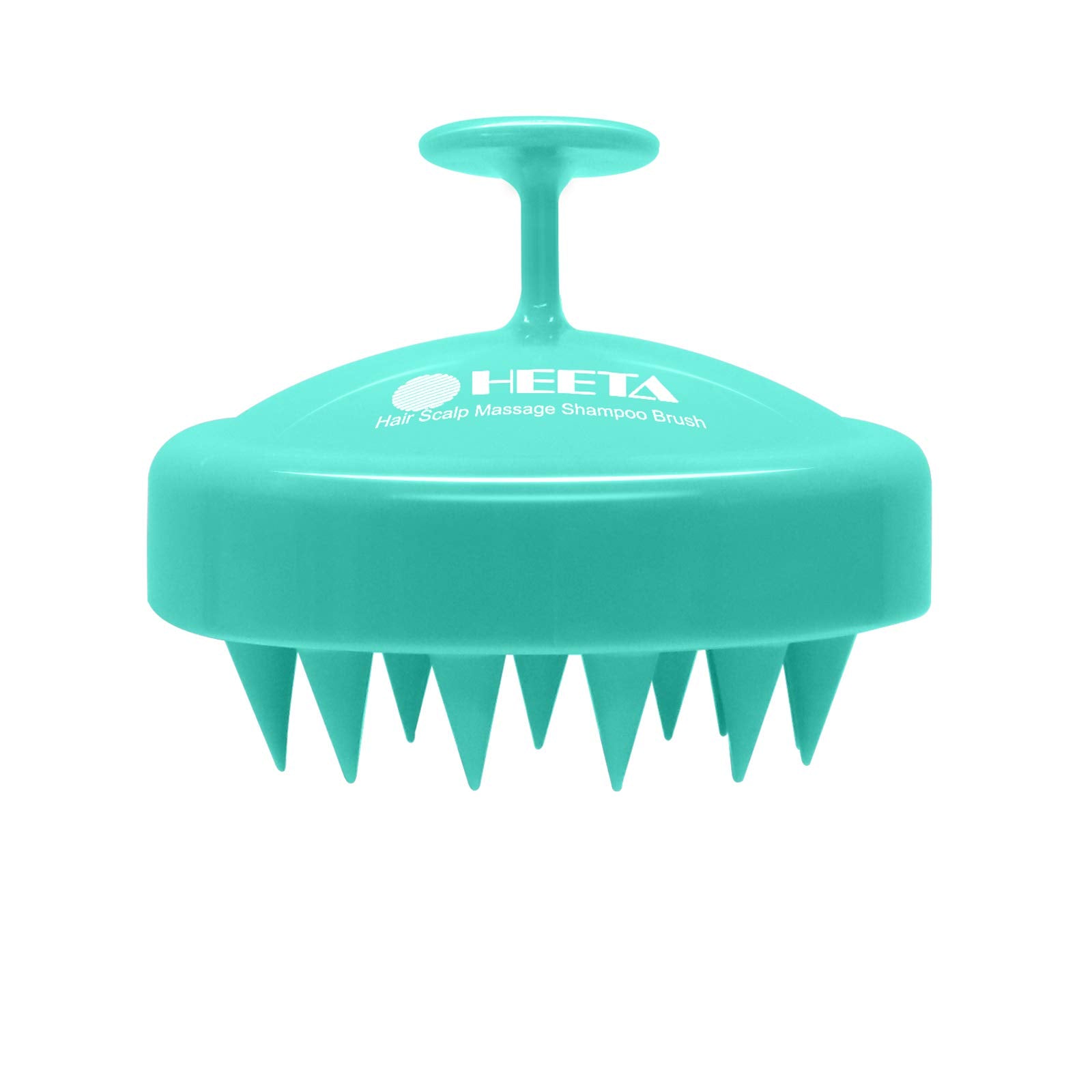 HEETA Scalp Massager Hair Growth Scrubber for Dandruff Removal Hair Care | Silicone Head Massager Relaxing, Shampoo Brush Cleansing Exfoliating for All Hair Type, Easy-Grip, Bath Shower Accessories