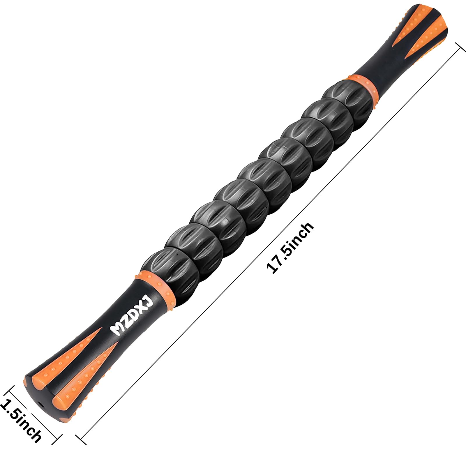 Wooden Cellulite Massage Roller for Legs and Thighs - Handheld Fascia Blaster Tool for Muscle Relief, Lymphatic Drainage & Body Sculpting - Anti Cellulite Massager for Women and Men (12 Wheel)