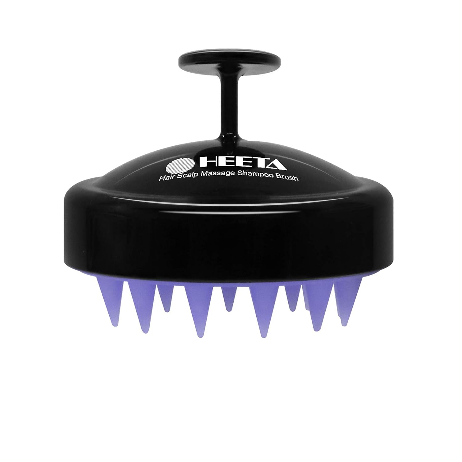 HEETA Scalp Massager Hair Growth Scrubber for Dandruff Removal Hair Care | Silicone Head Massager Relaxing, Shampoo Brush Cleansing Exfoliating for All Hair Type, Easy-Grip, Bath Shower Accessories