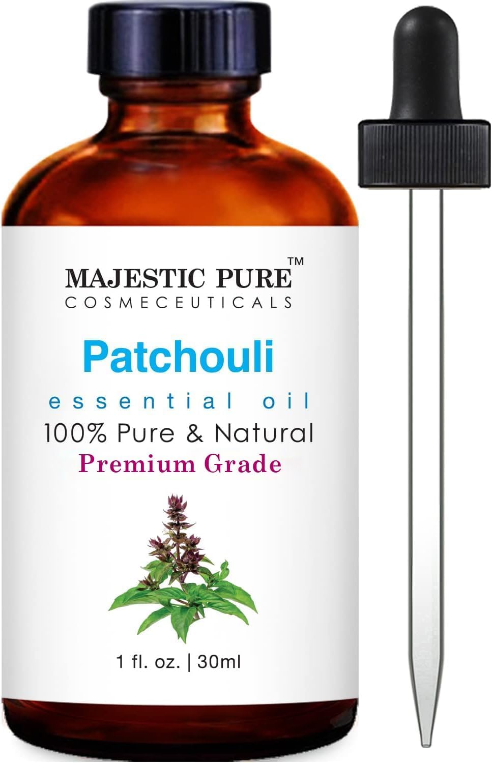 Majestic Pure Lavender Essential Oil for Diffuser - 4 Fl Oz | 100% Natural Essentials Oils for Aromatherapy, Soap and Candle Making Fragrance, Massage and Skin, Lavender Oil