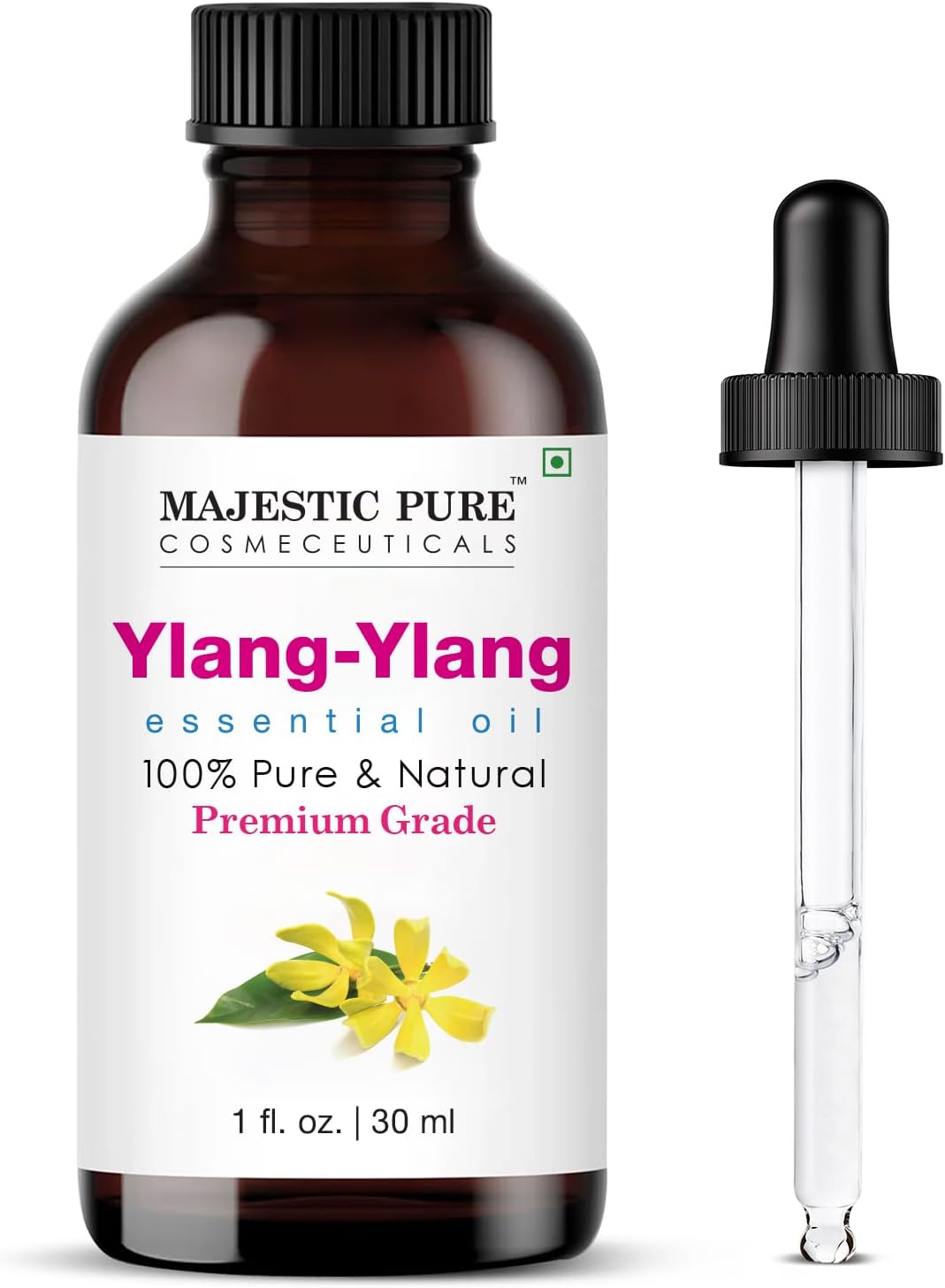 Majestic Pure Lavender Essential Oil for Diffuser - 4 Fl Oz | 100% Natural Essentials Oils for Aromatherapy, Soap and Candle Making Fragrance, Massage and Skin, Lavender Oil
