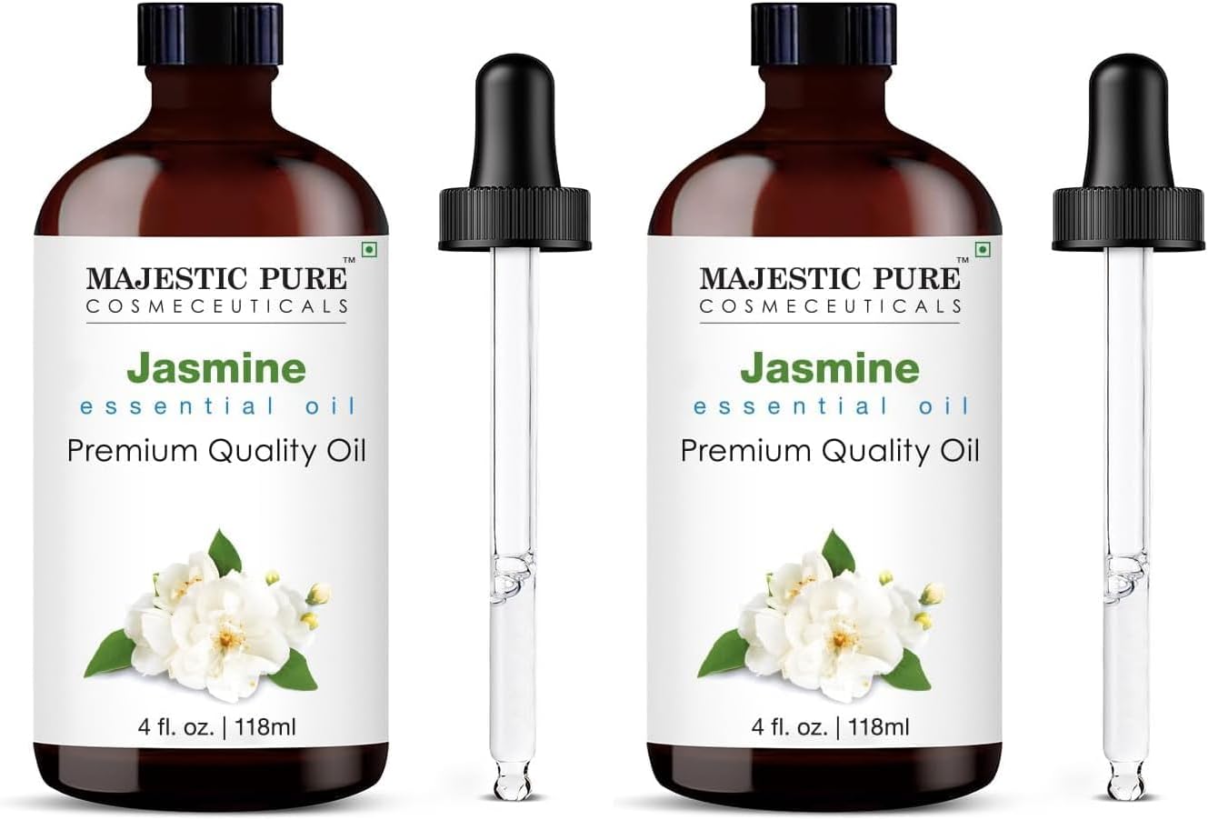 Majestic Pure Lavender Essential Oil for Diffuser - 4 Fl Oz | 100% Natural Essentials Oils for Aromatherapy, Soap and Candle Making Fragrance, Massage and Skin, Lavender Oil