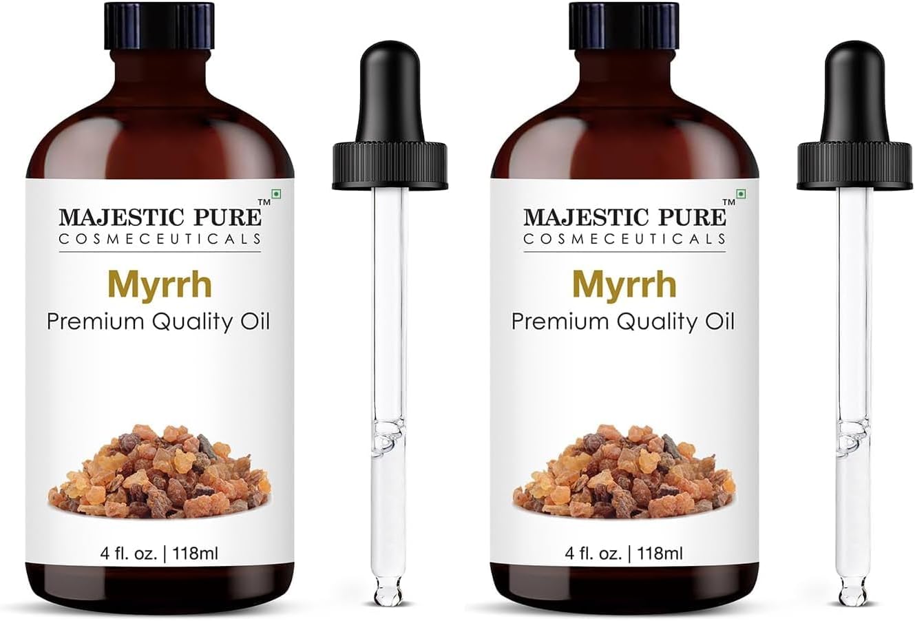 Majestic Pure Lavender Essential Oil for Diffuser - 4 Fl Oz | 100% Natural Essentials Oils for Aromatherapy, Soap and Candle Making Fragrance, Massage and Skin, Lavender Oil