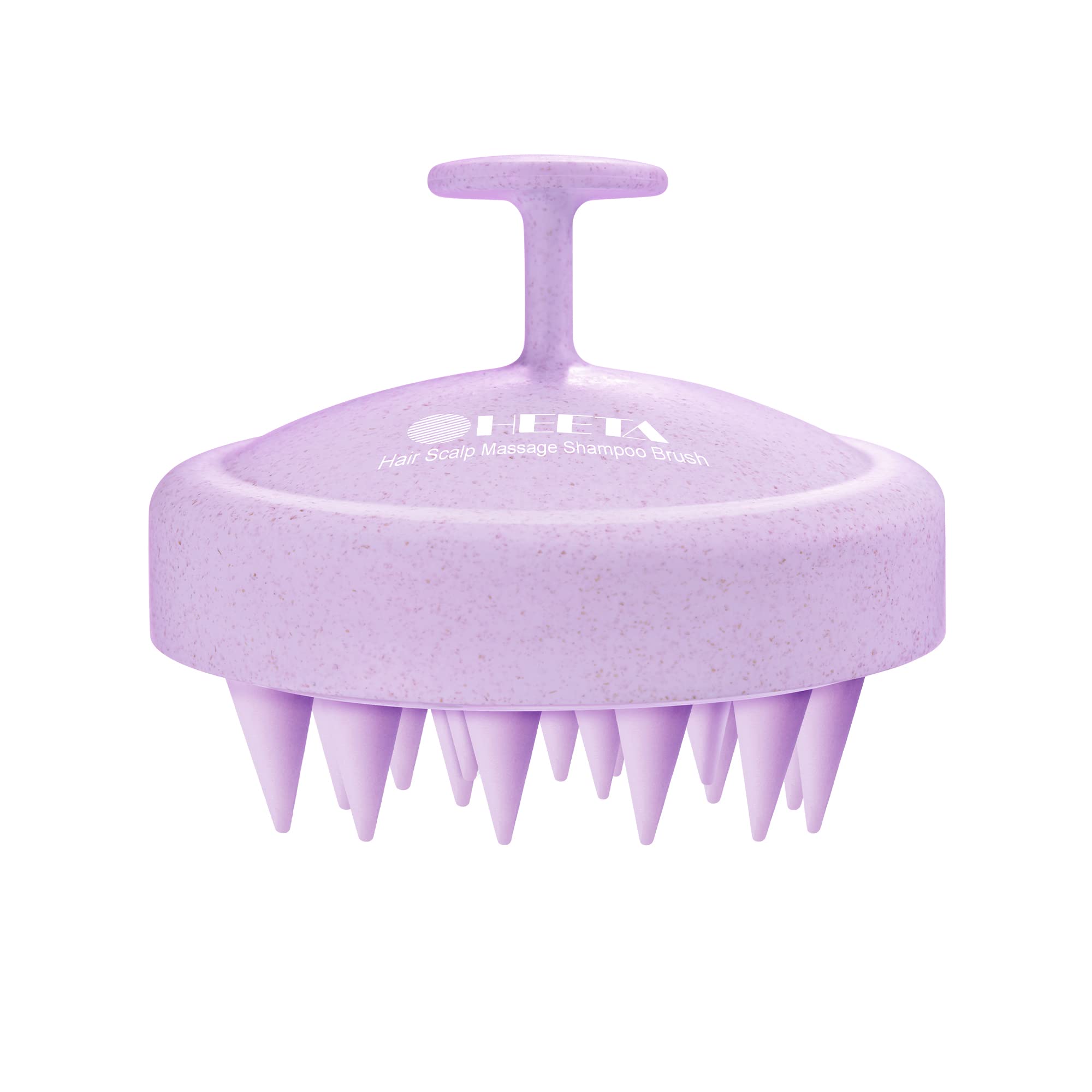 HEETA Scalp Massager Hair Growth Scrubber for Dandruff Removal Hair Care | Silicone Head Massager Relaxing, Shampoo Brush Cleansing Exfoliating for All Hair Type, Easy-Grip, Bath Shower Accessories