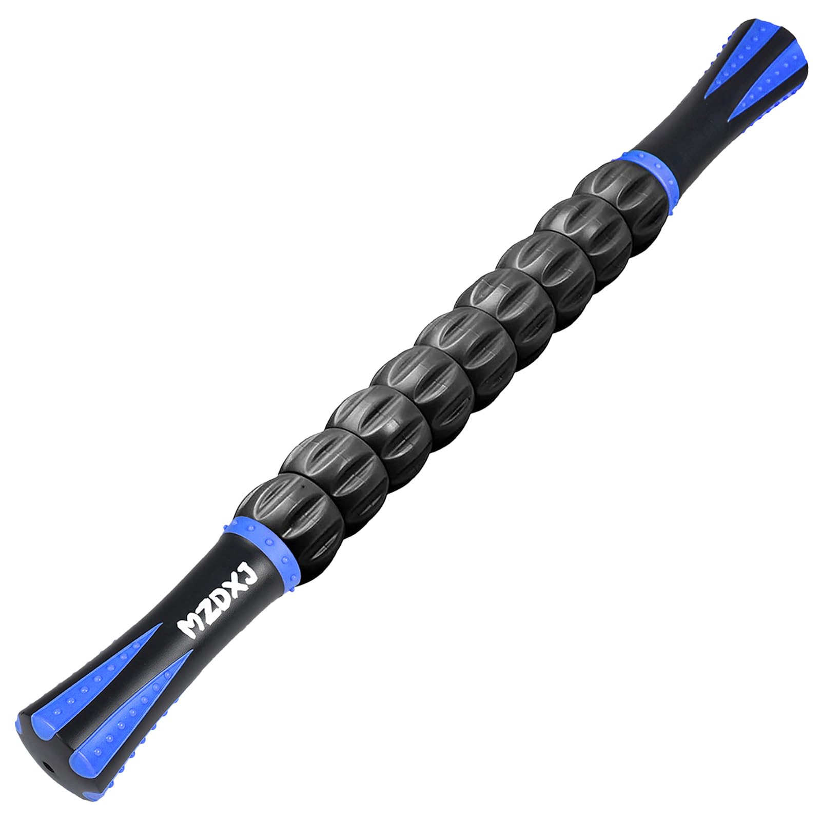 Wooden Cellulite Massage Roller for Legs and Thighs - Handheld Fascia Blaster Tool for Muscle Relief, Lymphatic Drainage & Body Sculpting - Anti Cellulite Massager for Women and Men (12 Wheel)