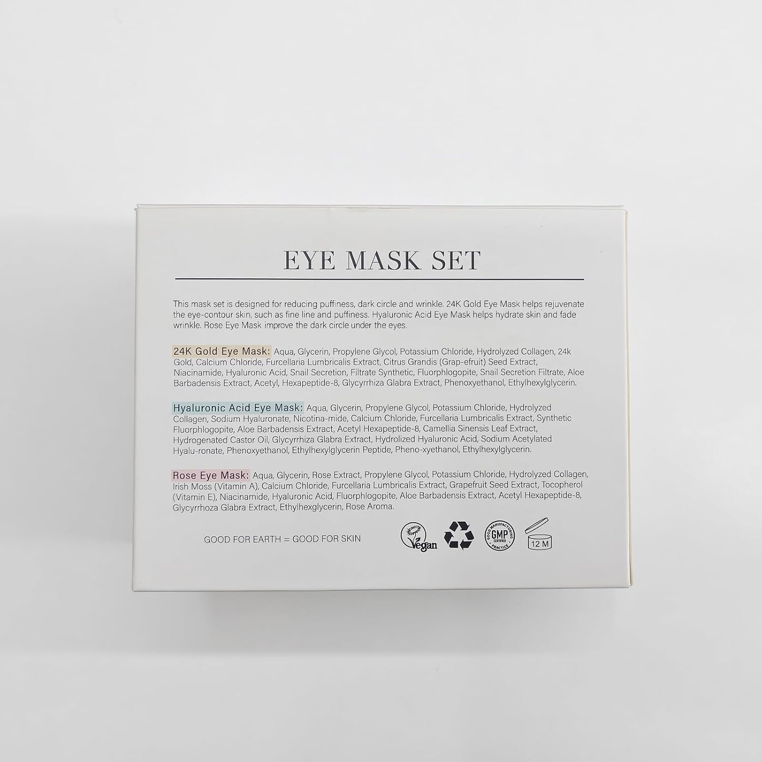 PEAUAMIE Under Eye Patches Gold and Hyaluronic Acid for puffy eyes,Rose Eye Masks for Dark Circles and Puffiness skin care Smooth Wrinkles products 30 Pairs
