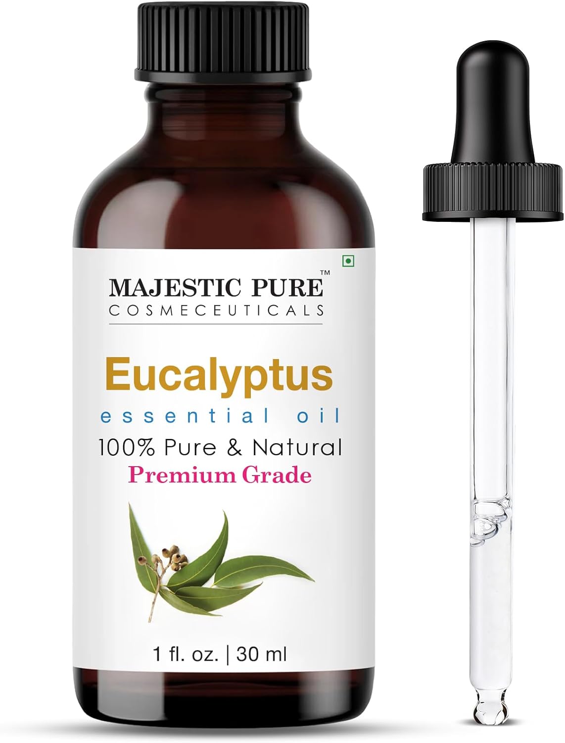 Majestic Pure Lavender Essential Oil for Diffuser - 4 Fl Oz | 100% Natural Essentials Oils for Aromatherapy, Soap and Candle Making Fragrance, Massage and Skin, Lavender Oil