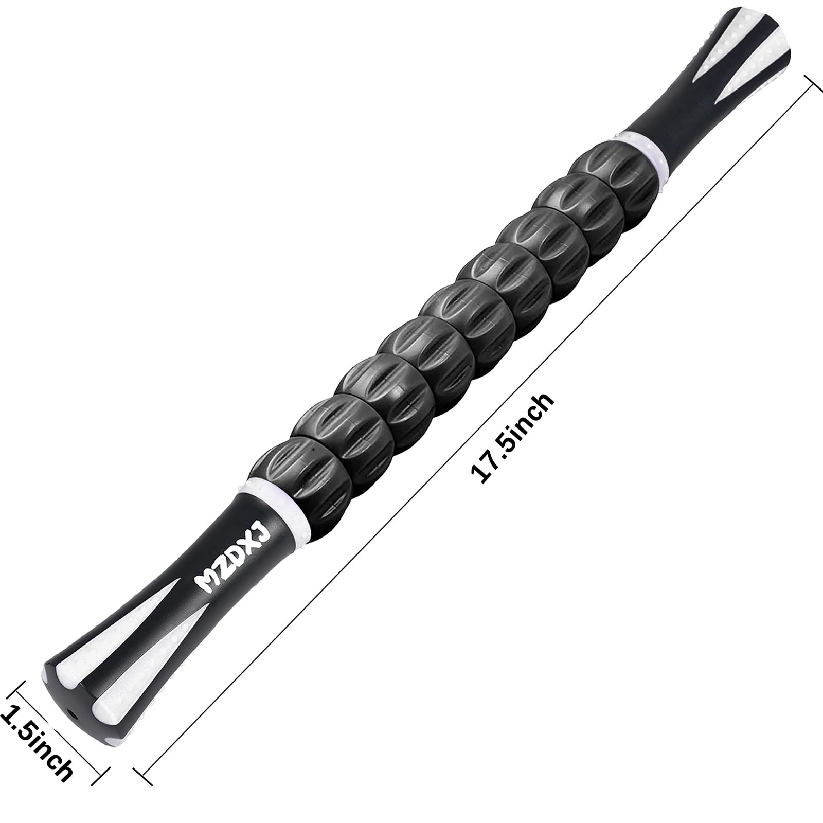 Wooden Cellulite Massage Roller for Legs and Thighs - Handheld Fascia Blaster Tool for Muscle Relief, Lymphatic Drainage & Body Sculpting - Anti Cellulite Massager for Women and Men (12 Wheel)