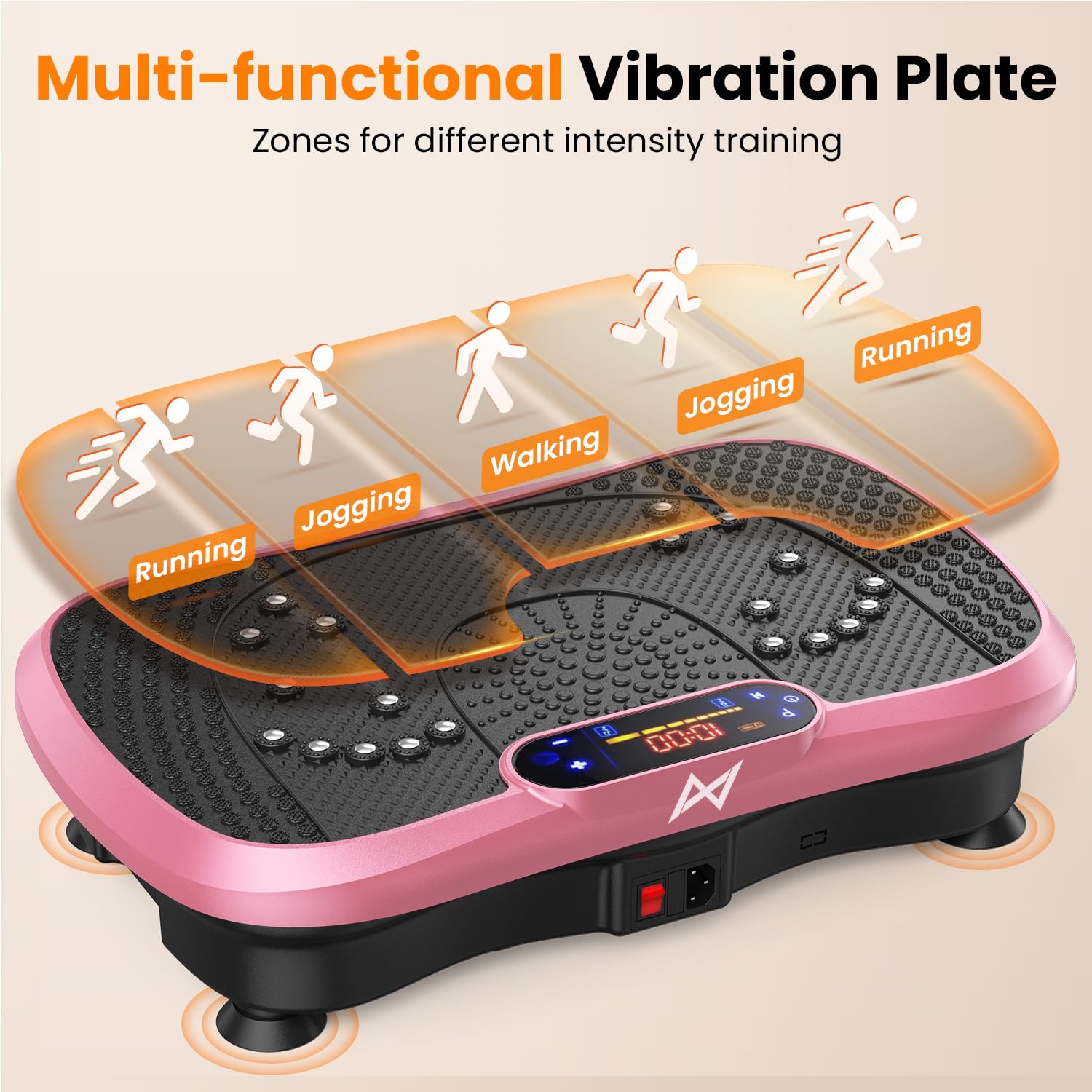 AXV Vibration Plate Exercise Machine Fitness Platform Body Vibrating Board