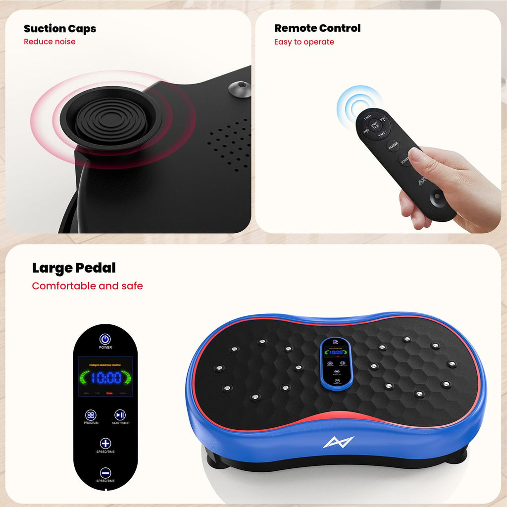 AXV Vibration Plate Exercise Machine Fitness Platform Body Vibrating Board