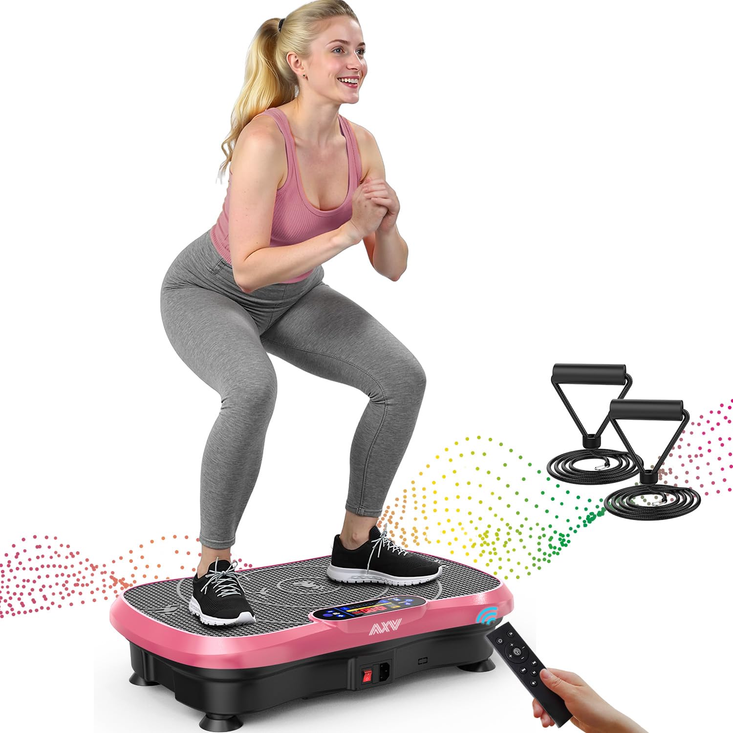 AXV Vibration Plate Exercise Machine Fitness Platform Body Vibrating Board