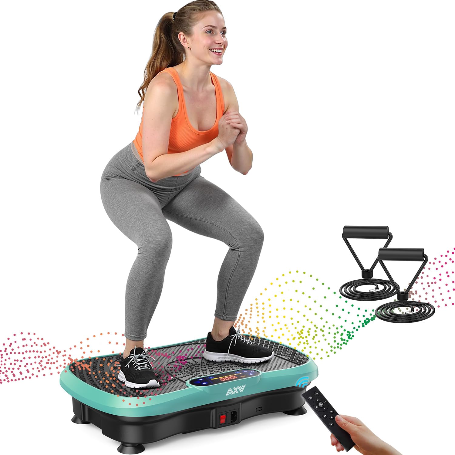AXV Vibration Plate Exercise Machine Fitness Platform Body Vibrating Board