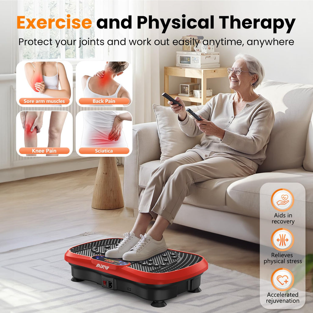 AXV Vibration Plate Exercise Machine Fitness Platform Body Vibrating Board