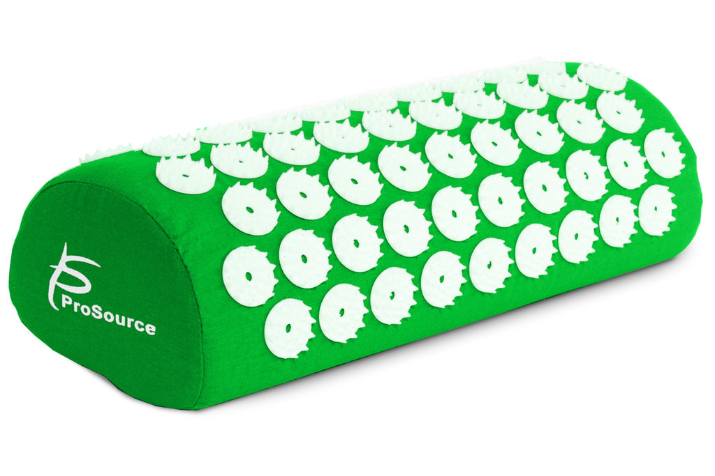 ProsourceFit Acupressure Mat and Pillow Set for Back/Neck Pain Relief and Muscle Relaxation, Grey