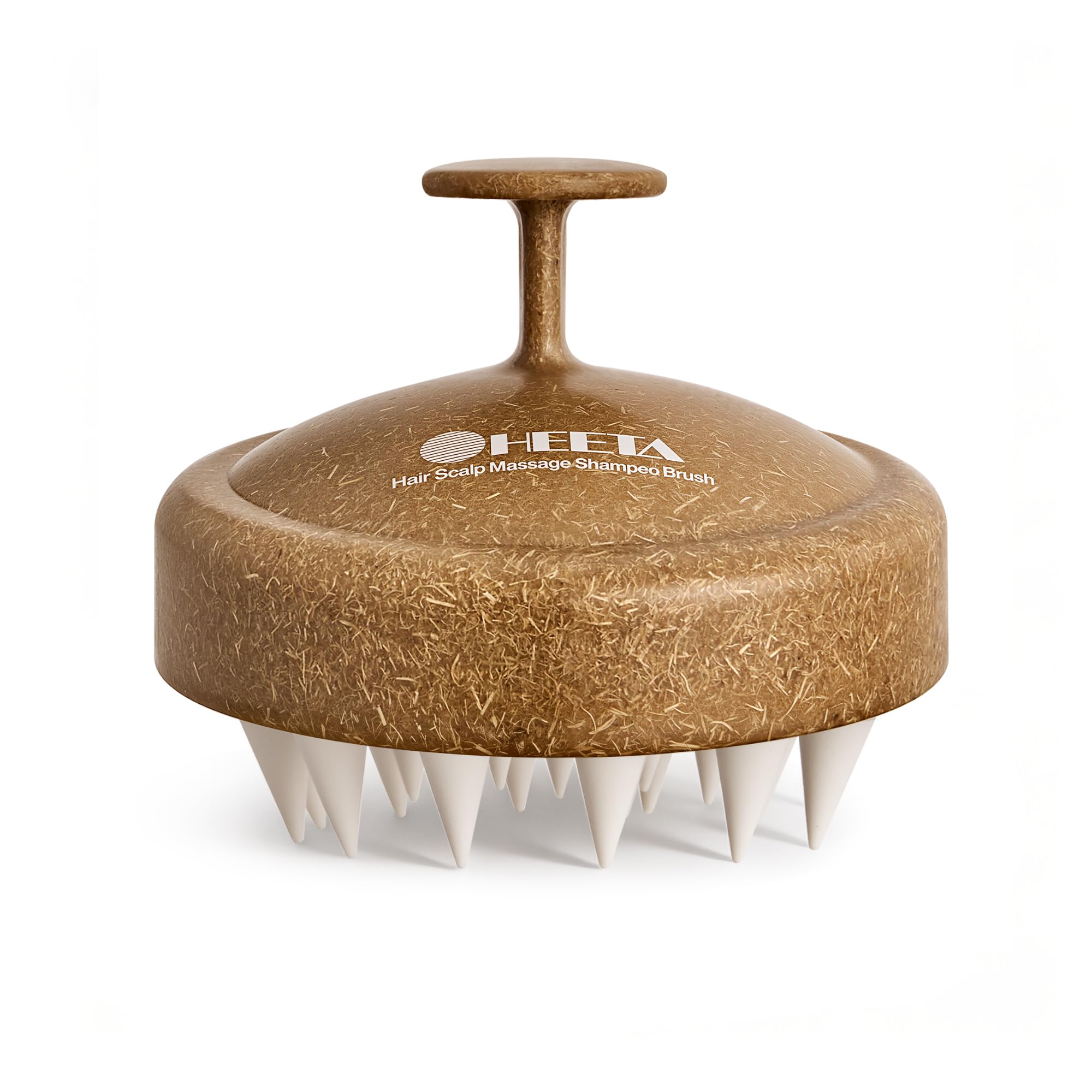 HEETA Scalp Massager Hair Growth Scrubber for Dandruff Removal Hair Care | Silicone Head Massager Relaxing, Shampoo Brush Cleansing Exfoliating for All Hair Type, Easy-Grip, Bath Shower Accessories