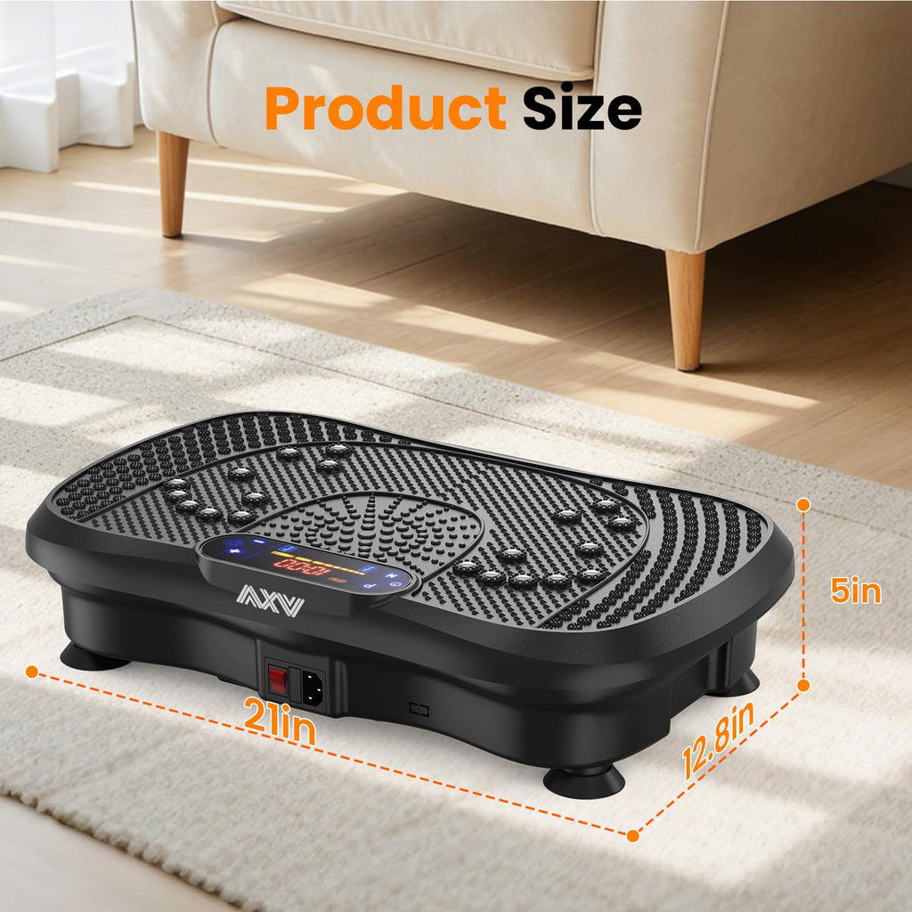 AXV Vibration Plate Exercise Machine Fitness Platform Body Vibrating Board