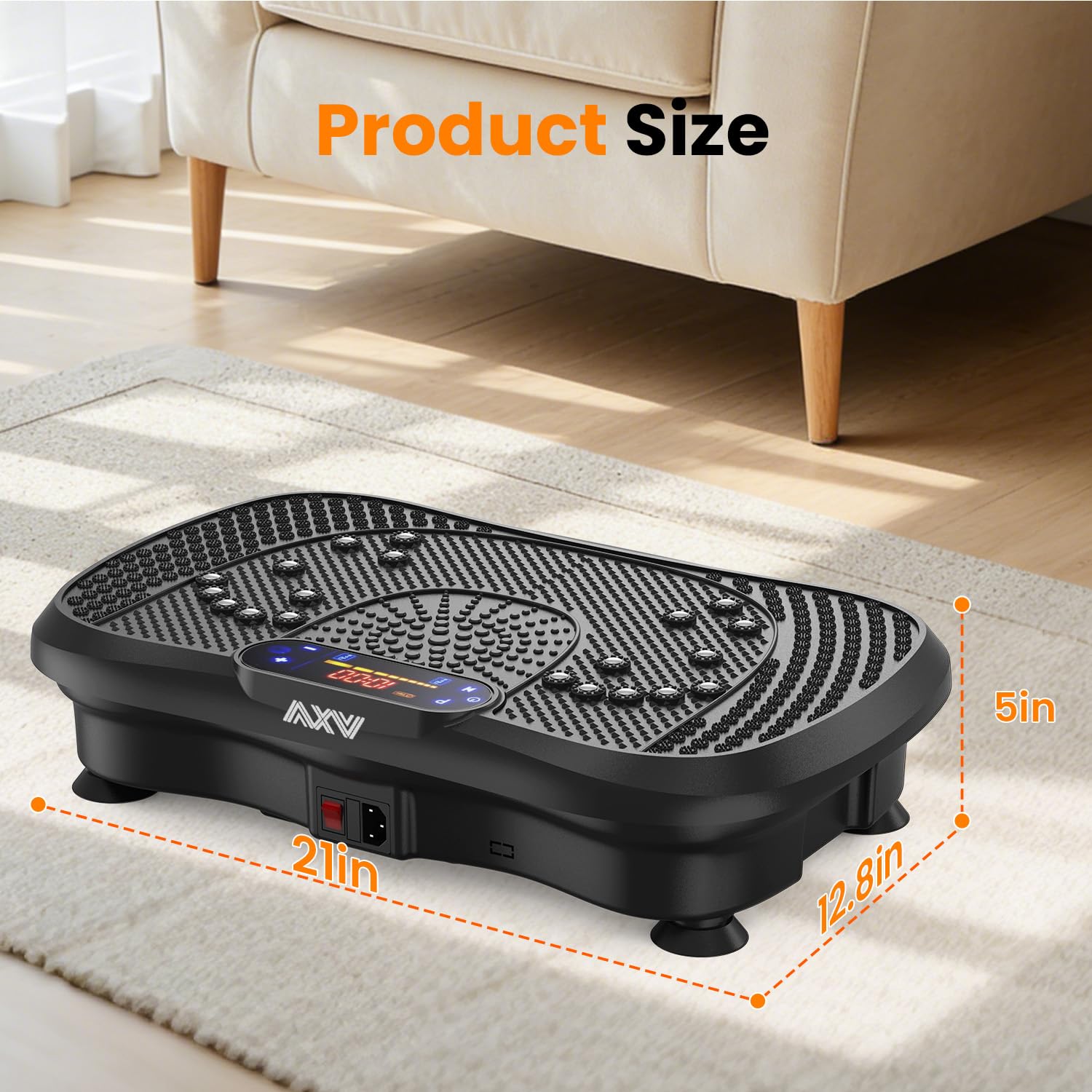 AXV Vibration Plate Exercise Machine Fitness Platform Body Vibrating Board