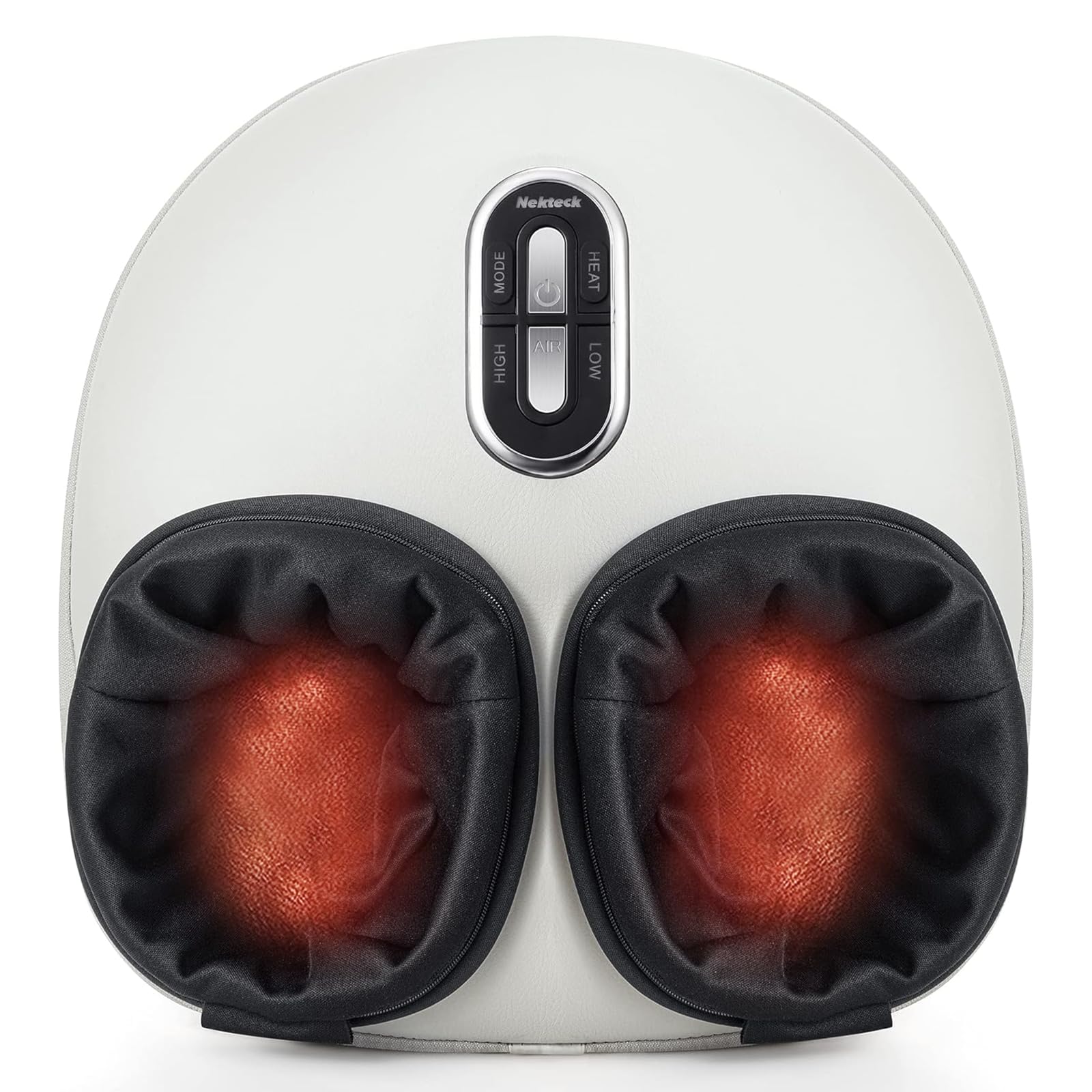 Nekteck Shiatsu Foot Massager with Heat [2026 Upgraded], 3 Modes Deep Kneading Therapy Air Compression, Feet Massage for Plantar Fasciitis, Relaxation Gifts for Men Women Mom Dad Birthday
