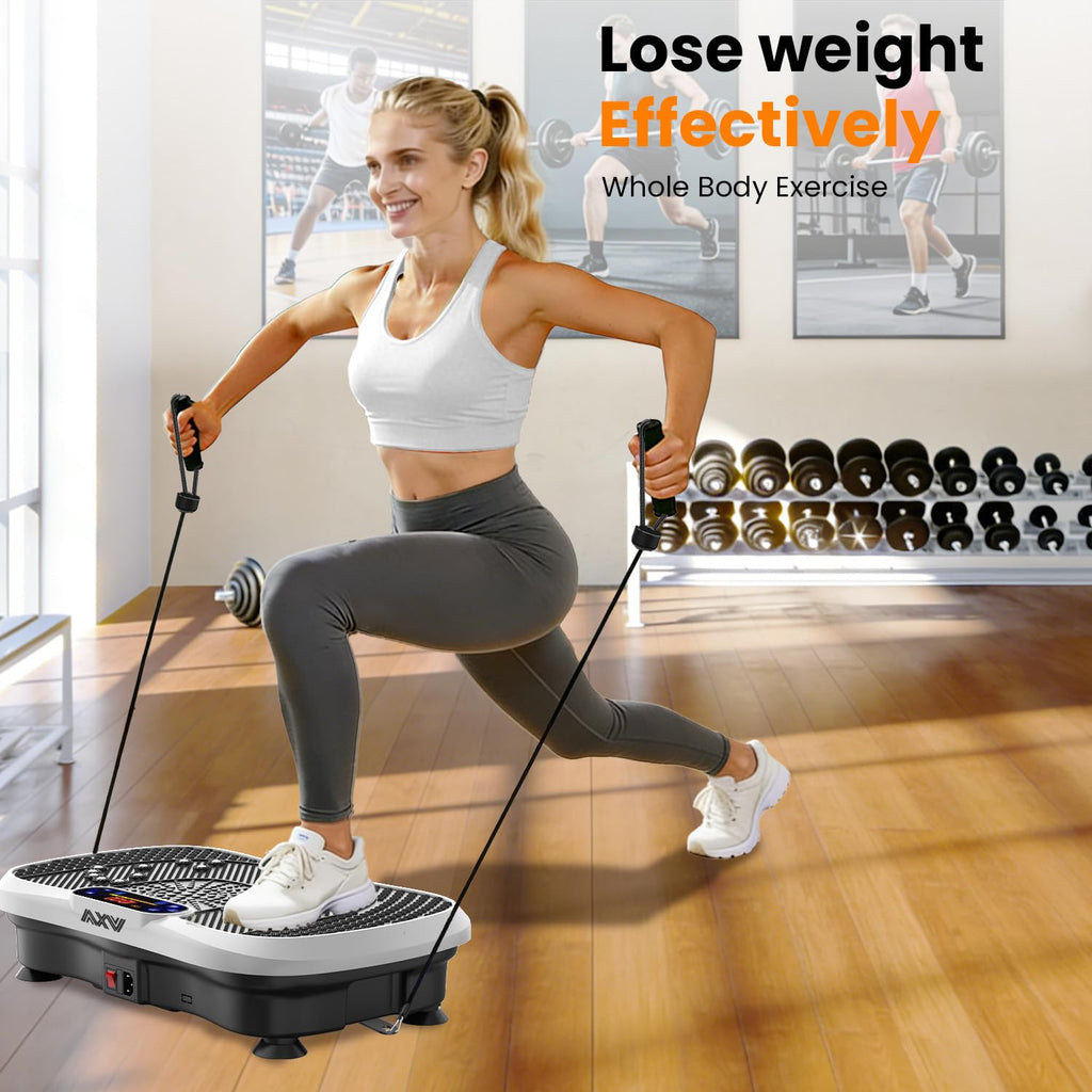 AXV Vibration Plate Exercise Machine Fitness Platform Body Vibrating Board