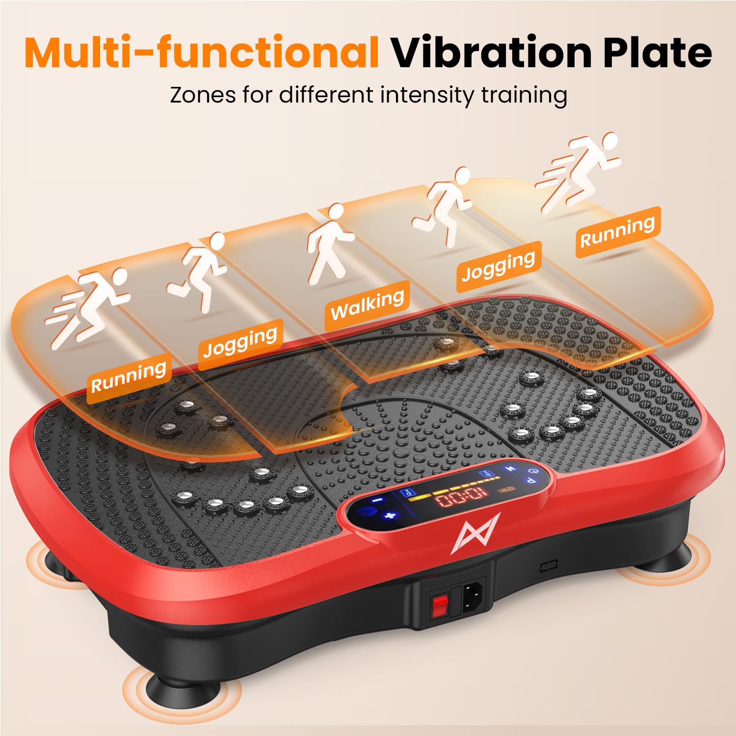 AXV Vibration Plate Exercise Machine Fitness Platform Body Vibrating Board