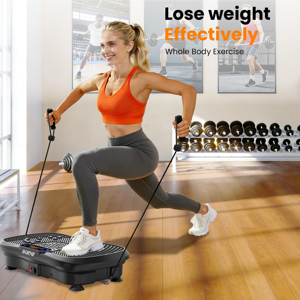 AXV Vibration Plate Exercise Machine Fitness Platform Body Vibrating Board