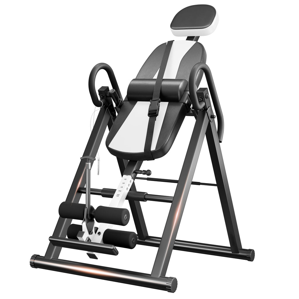 YOLEO Gravity Inversion Table for Back Pain Relief 2026 New Inversion Table | w/Lumbar Support, Easy to Assemble, Back Stretcher Machine 300 lbs