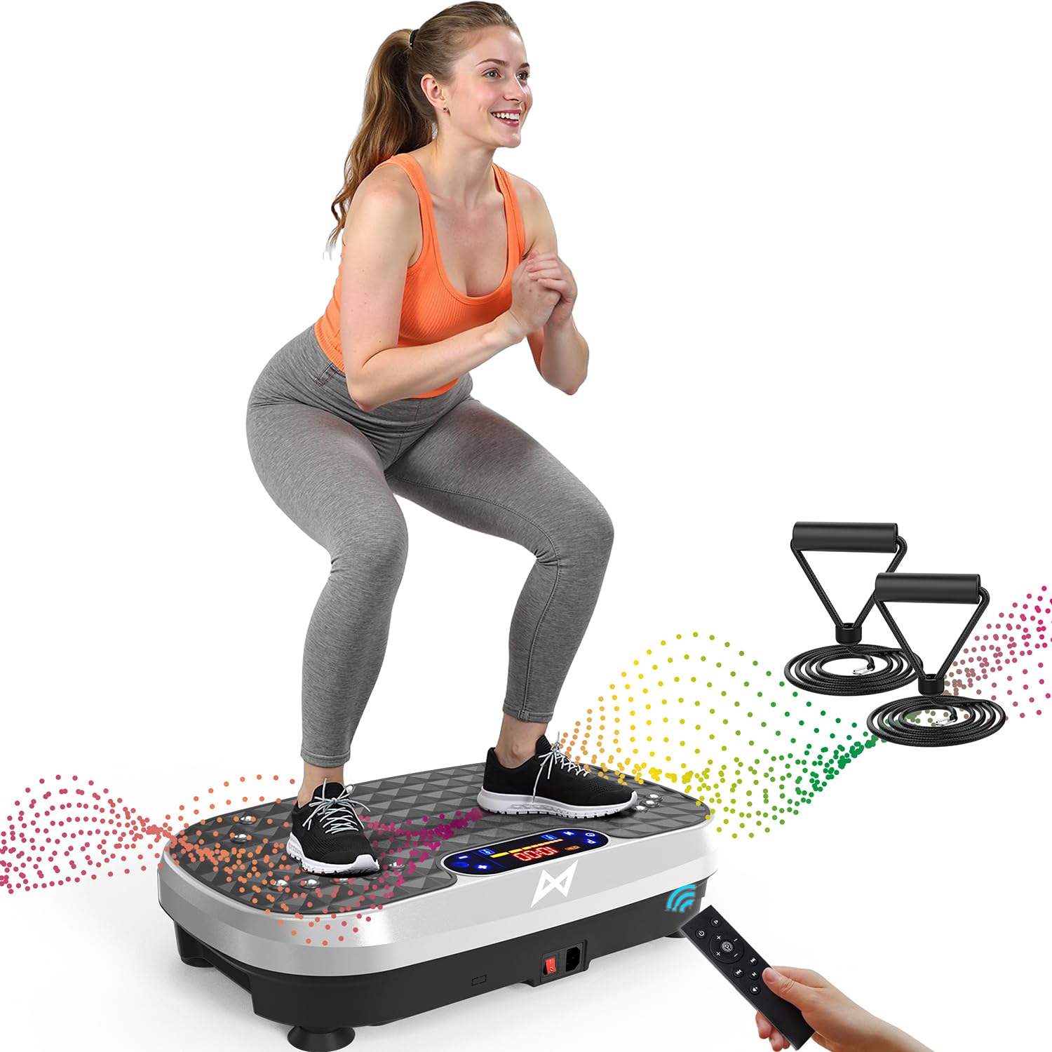 AXV Vibration Plate Exercise Machine Fitness Platform Body Vibrating Board