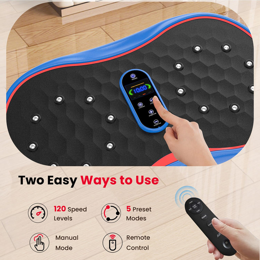AXV Vibration Plate Exercise Machine Fitness Platform Body Vibrating Board