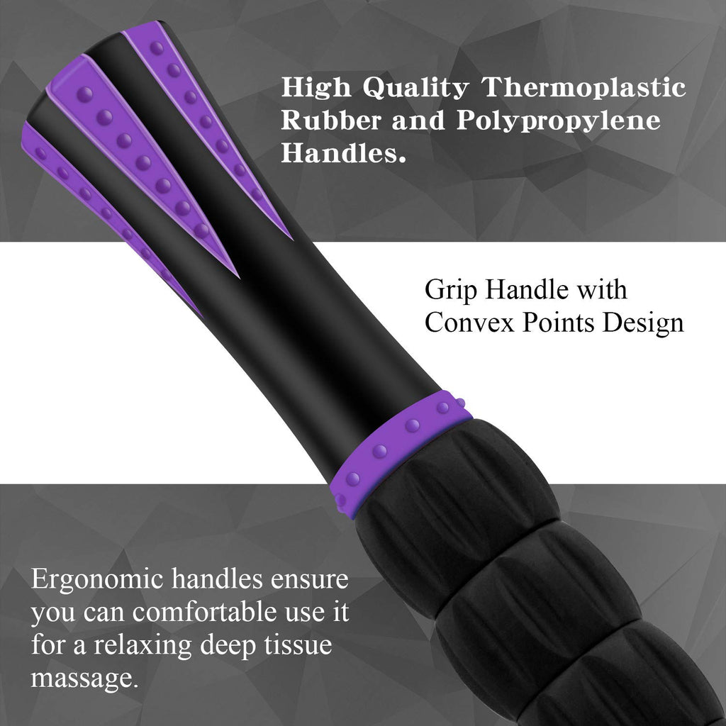 Wooden Cellulite Massage Roller for Legs and Thighs - Handheld Fascia Blaster Tool for Muscle Relief, Lymphatic Drainage & Body Sculpting - Anti Cellulite Massager for Women and Men (12 Wheel)