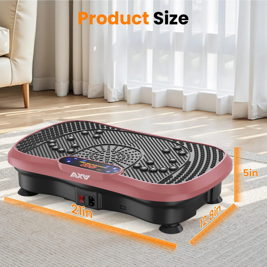 AXV Vibration Plate Exercise Machine Fitness Platform Body Vibrating Board