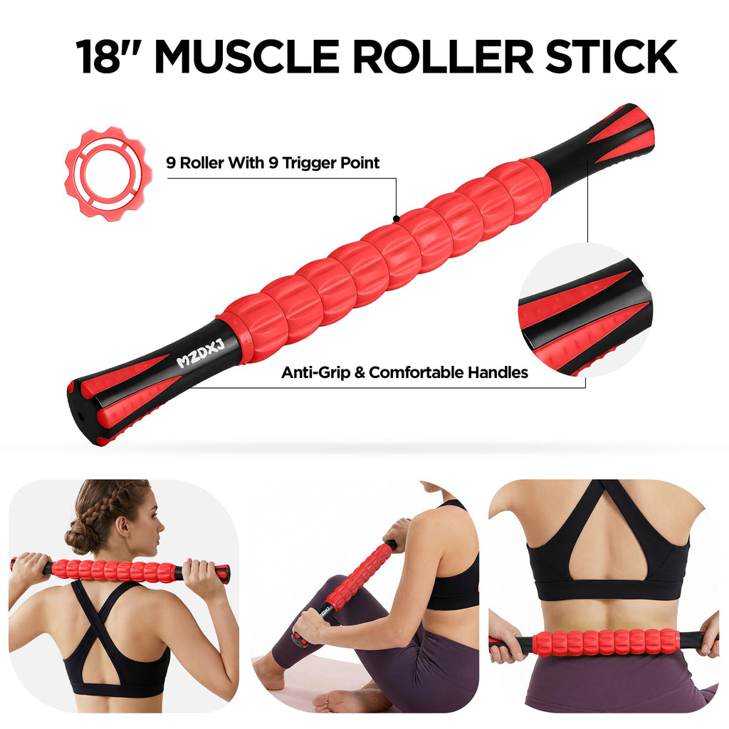 Wooden Cellulite Massage Roller for Legs and Thighs - Handheld Fascia Blaster Tool for Muscle Relief, Lymphatic Drainage & Body Sculpting - Anti Cellulite Massager for Women and Men (12 Wheel)
