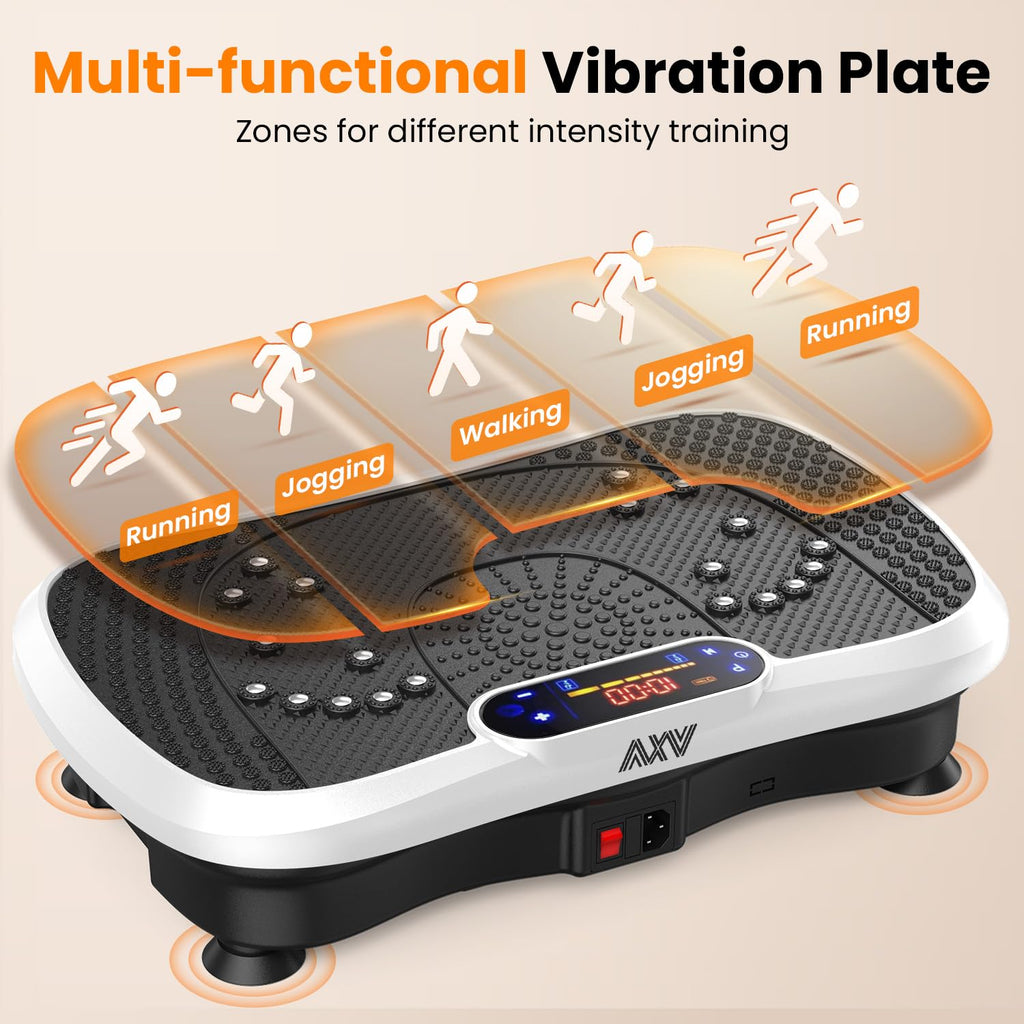AXV Vibration Plate Exercise Machine Fitness Platform Body Vibrating Board