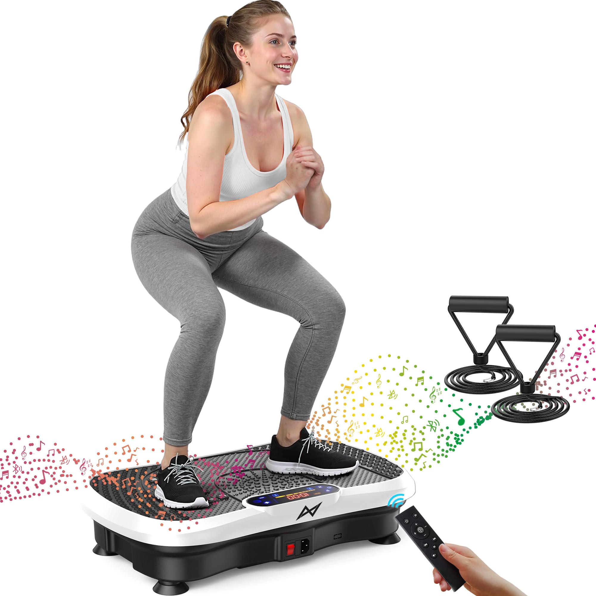 AXV Vibration Plate Exercise Machine Fitness Platform Body Vibrating Board
