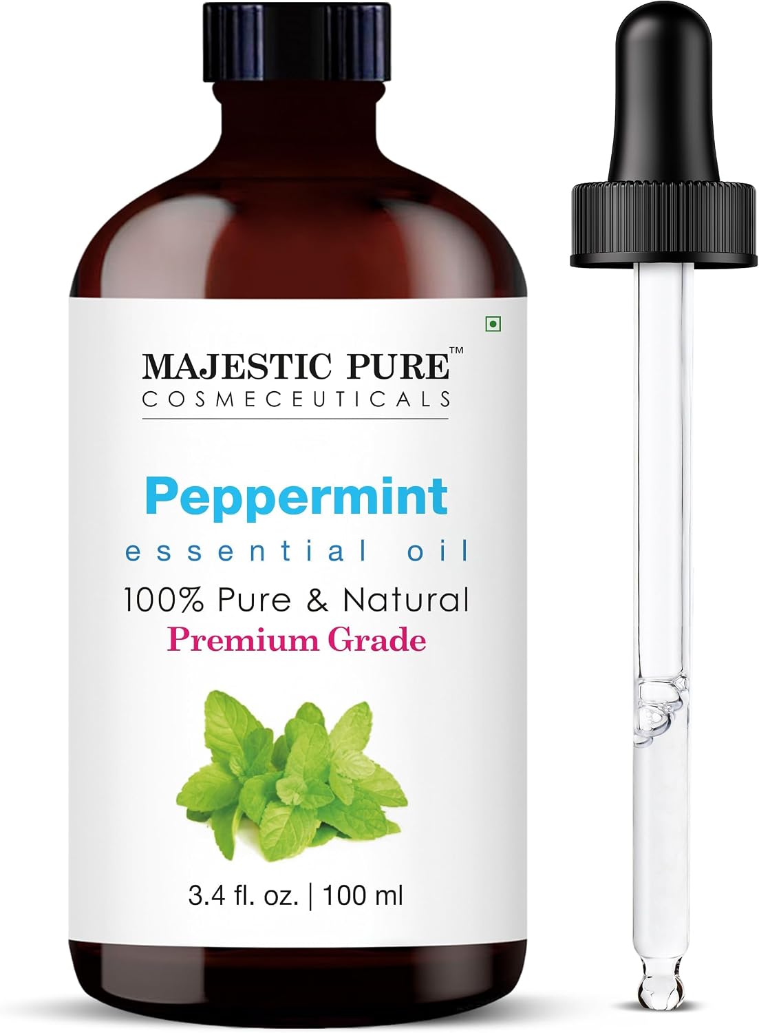 Majestic Pure Lavender Essential Oil for Diffuser - 4 Fl Oz | 100% Natural Essentials Oils for Aromatherapy, Soap and Candle Making Fragrance, Massage and Skin, Lavender Oil
